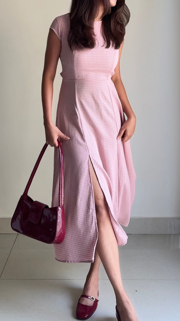 Pink Gingham Grace dress