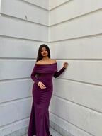 Wine Bodycon Dress