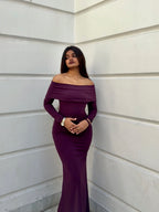 Wine Bodycon Dress