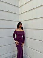 Wine Bodycon Dress