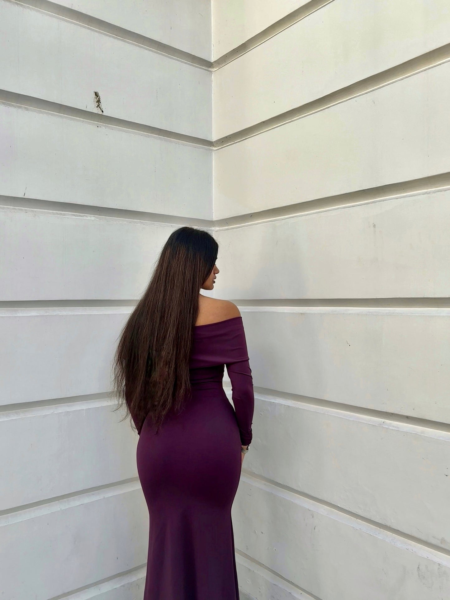 Wine Bodycon Dress