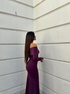 Wine Bodycon Dress