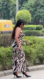 Zebra Muse Dress